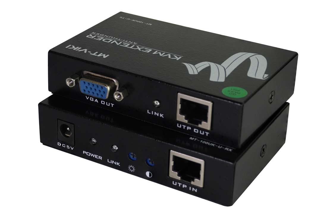 מרחיק KVM VGA על כבל רשת ל100 מטר