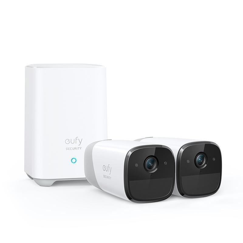 זוג מצלמות אבטחה נטענות ANKER eufyCam 2 365-Day Battery Security Camera