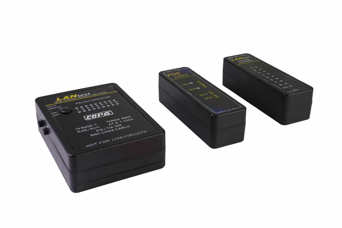 בודק כבלי רשת BNC RJ11 PoE