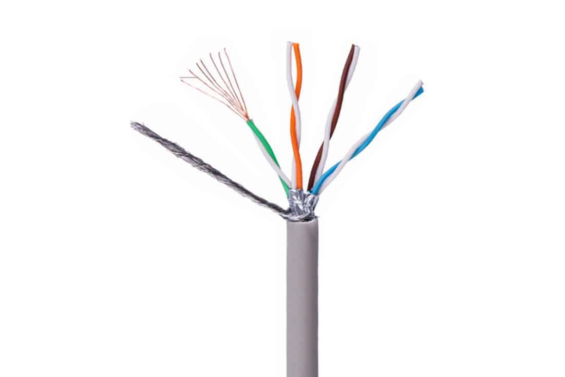 כבל תקשורת F/UTP CAT6 במטר רץ - 100 מ׳