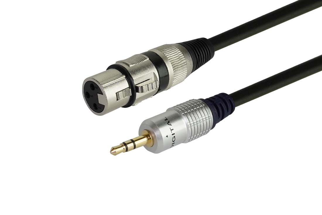 כבל שקע XLR לתקע AUX