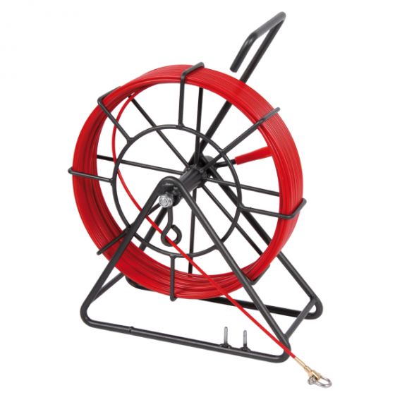 סרט משיכה פיברגלס מחוסם + כננת 50 מ' עובי 6 מ"מ GFH 60S50