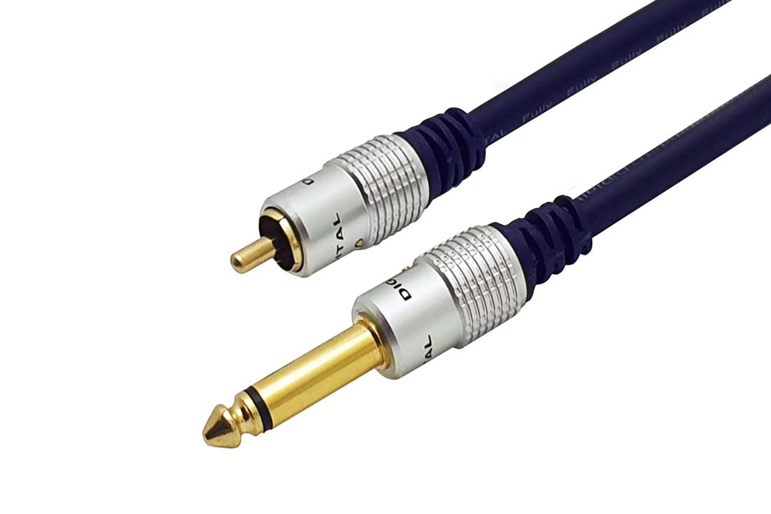 כבל תקע PL לתקע RCA באורך 1.5/3 מטר - 1.5 מ׳