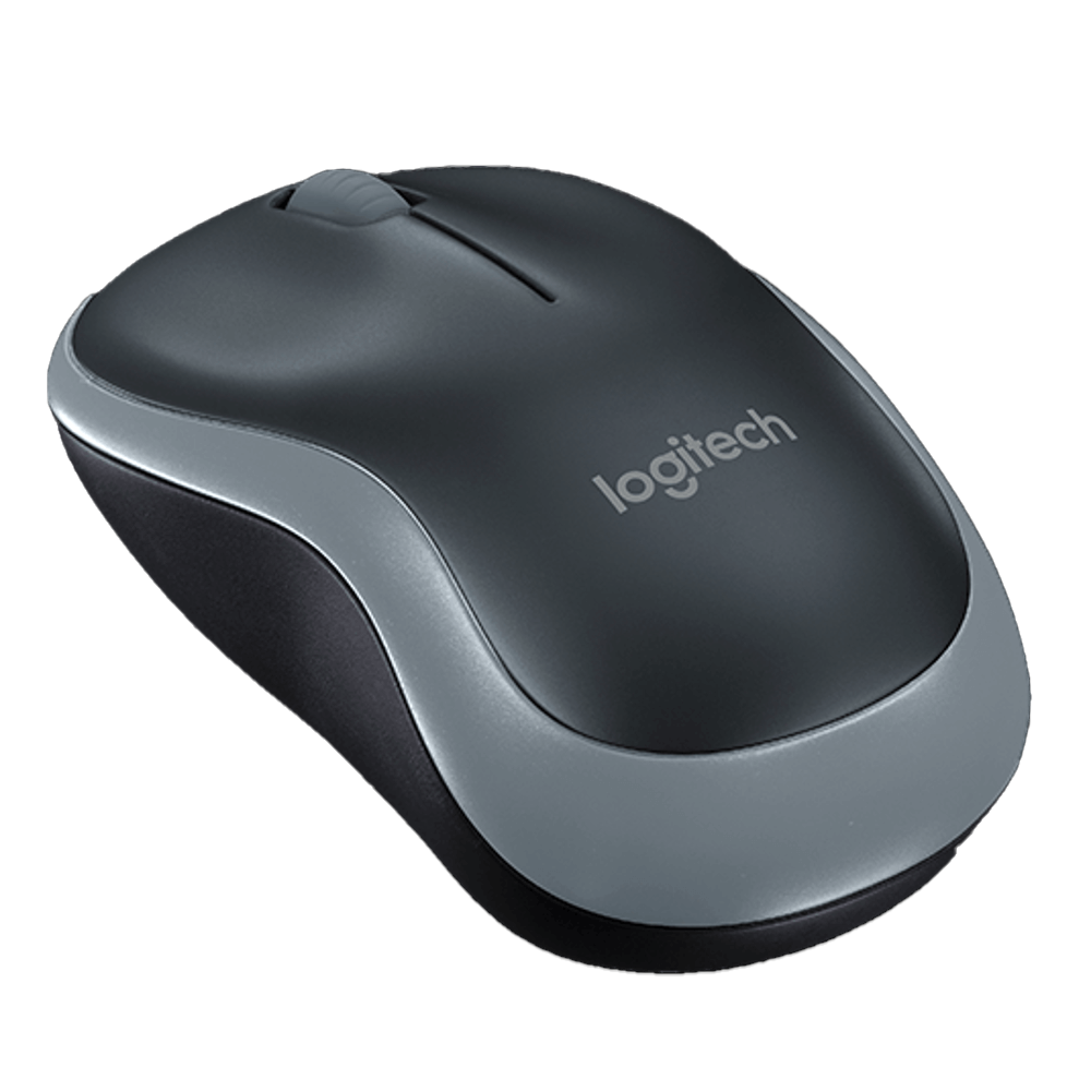עכבר אלחוטי Logitech Wireless Mouse M185 Retail אפור שחור