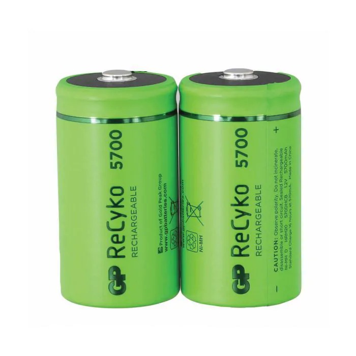 זוג סוללות B2 1.2V 5700mA D NiMH