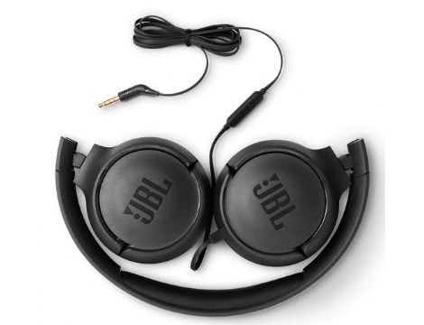 אוזניות JBL TUNE 500 - שחור אוזניות JBL TUNE 500 - שחור