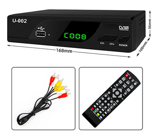 ממיר דיגיטלי *חדש* תומך DVB-T2 עידן + פלוס U-002