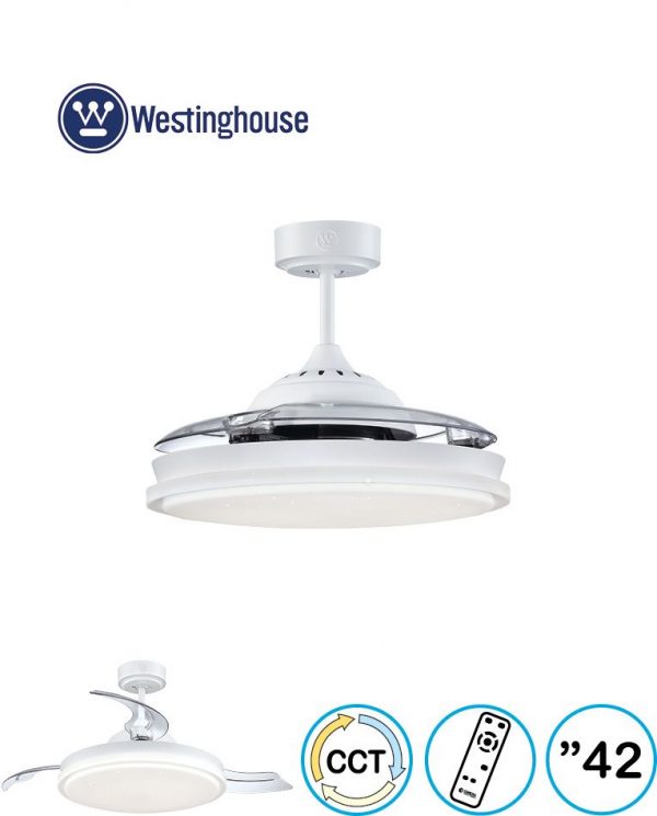 מאוורר תקרה כולל שלט ווסטינגהאוס Westinghouse 42" Pinta