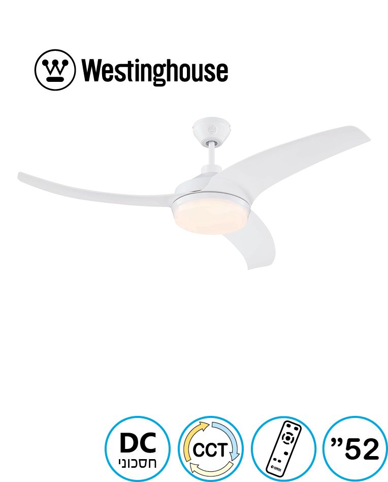 מאוורר תקרה ולריה 52" CCT Valeria 36W