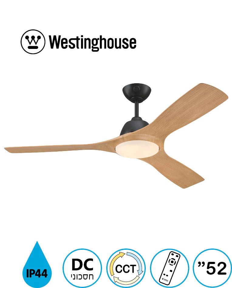 מאוורר תקרה 52" JESSICA ג'סיקה IP44 28W