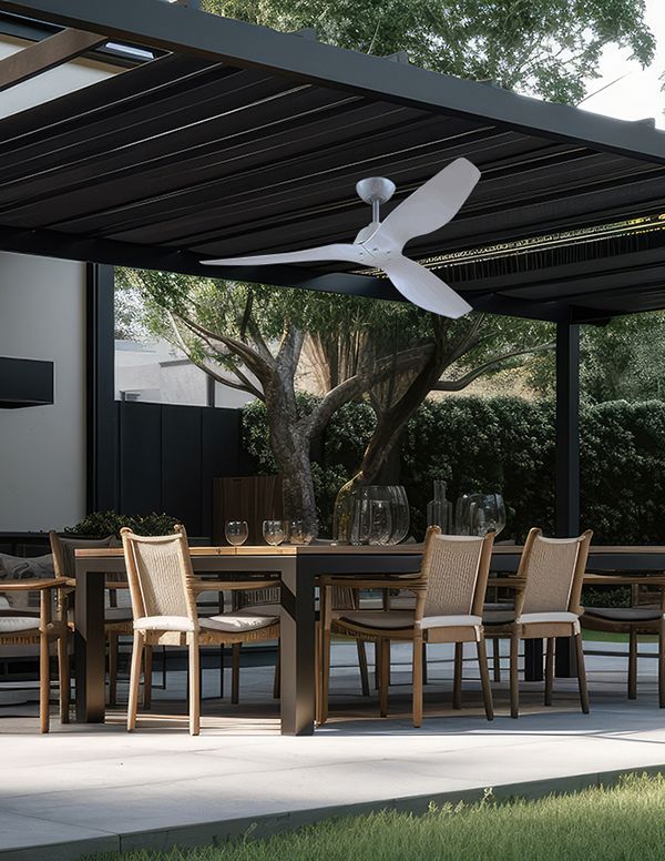 מאוורר תקרה 52" AQUA אקווה IP66 מאוורר תקרה 52" AQUA אקווה IP66