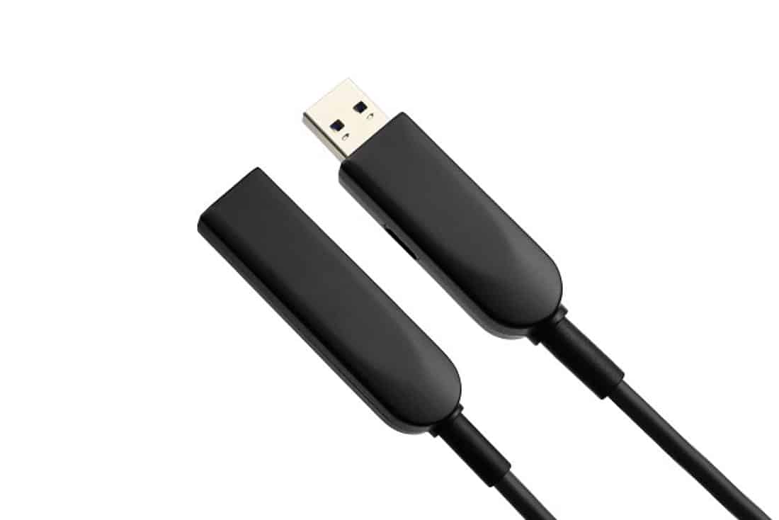 כבל אופטי מאריך USB3.0 באורך 10-20 מ' A-A - 10 מ׳