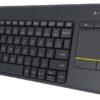 מקלדת אלחוטית Logitech Touch K400 Plus Retail בצבע שחור