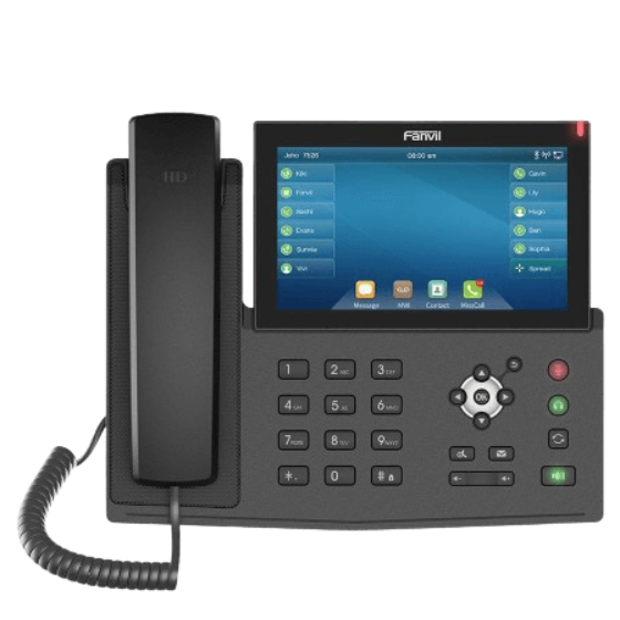 טלפון IP מתקדם לעסקים מבית FANVIL דגם X7