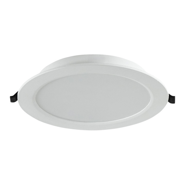פנל שקוע עגול גוף לבן IP44 120° 18W CCT
