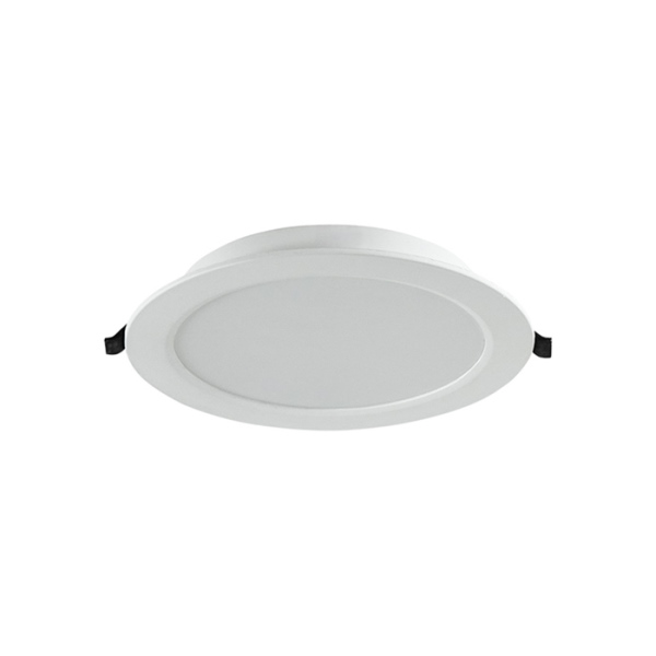 פנל שקוע עגול גוף לבן IP44 120° 6W CCT