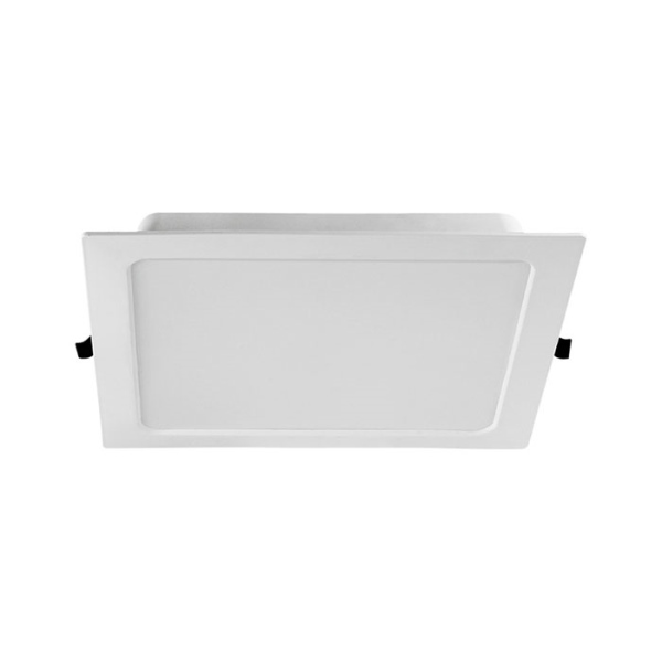 פנל מרובע גוף לבן IP44 120° 12W CCT