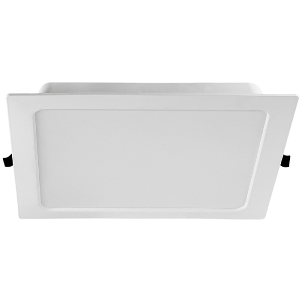 פנל מרובע גוף לבן IP44 120° 24W CCT