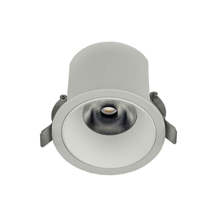 גוף תאורה DownLight מקצועי עגול לבן 10W 4000K 120Lm/w 38°