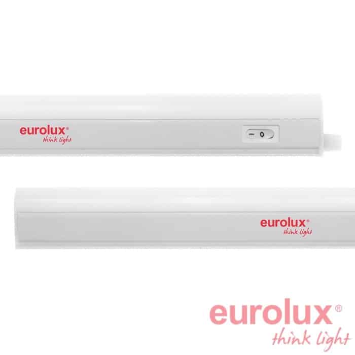 גוף תאורה מדף לדים T5 16W 2900K/5000K באורך 120 ס"מ EUROLUX