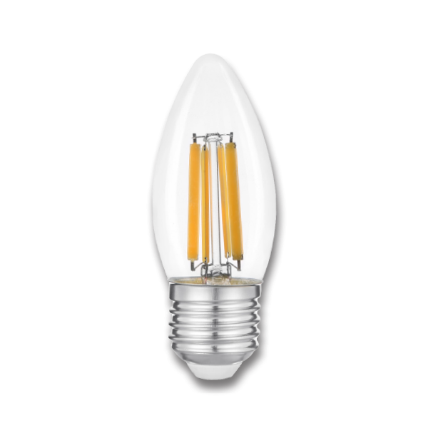 נורת לד נר דמוי להט 5W E27 2700K לא ניתן לעמעום