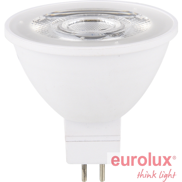 נורת דיקרויקה לד 5 וואט 12V 2900K חיבור GU5.3