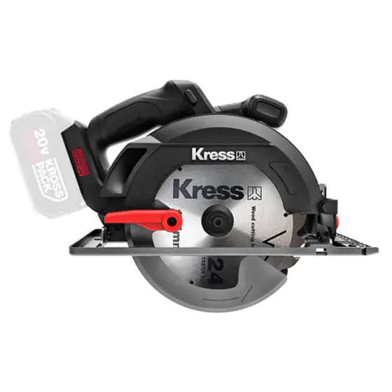 מסור עגול 20V 165mm נטען KRESS KU520.9