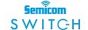 מתג חכם לתאורה זכוכית טאצ’ 4 מפסקים שחור Semicom Switch