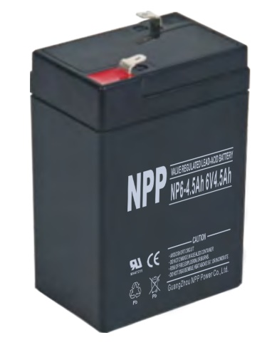 מצבר אטום NPP 6V 4.5AH