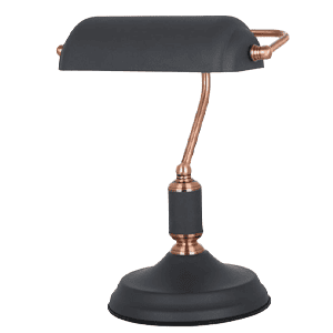 מנורת שולחן דקורטיבית E27 - שחור