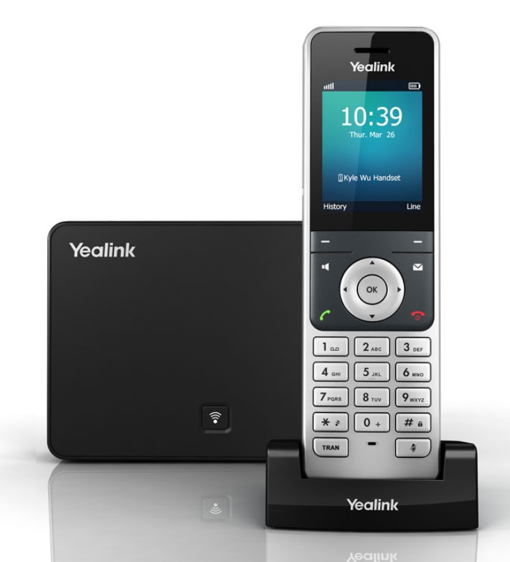 טלפון אלחוטי IP למשרד Yealink SIP DECT W56P