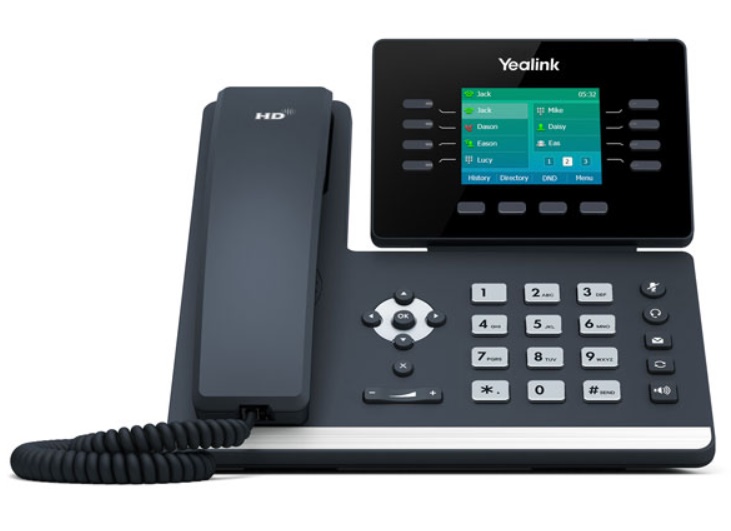 טלפון IP מתקדם לעסקים Yealink T52S Bluetooth