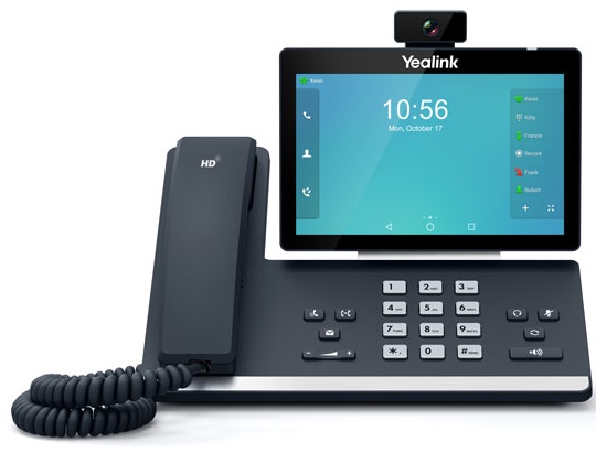 טלפון IP מתקדם לעסקים Yealink T58V Bluetooth Android