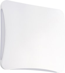 גוף תאורה צמוד קיר מודרני סדרת תהל 4X4 אלומיניום (UP/DOWN) צבע לבן 12W 4000K IP54
