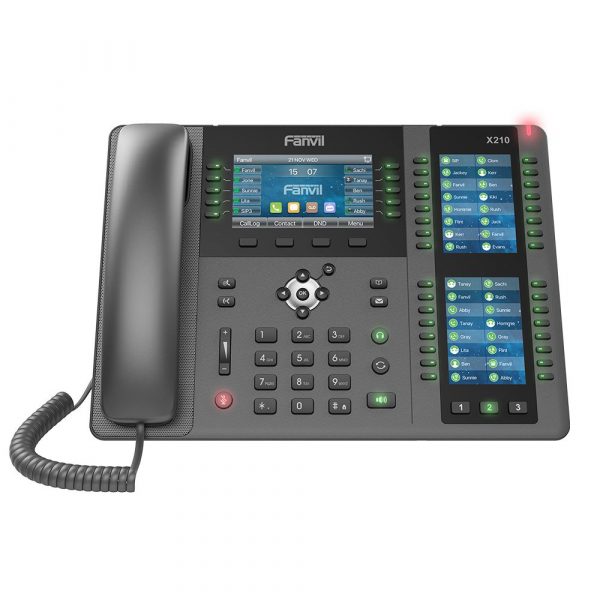 טלפון מנהלים IP מתקדם לעסקים FANVIL X210