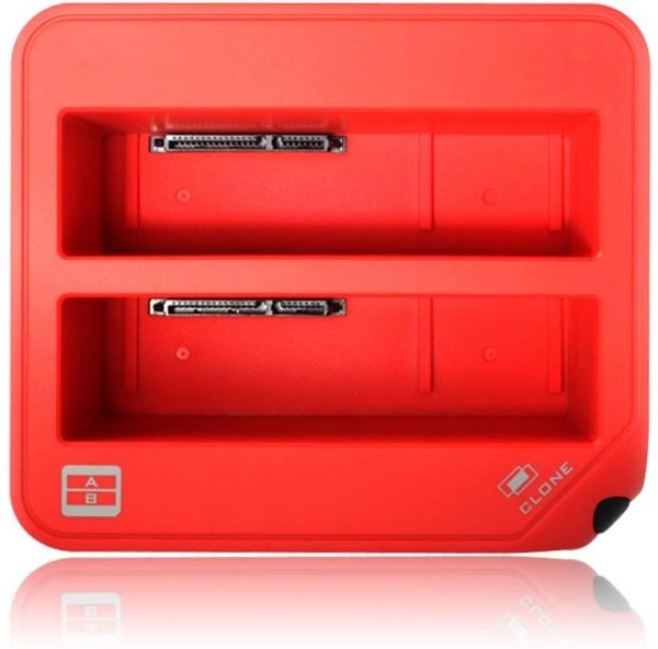 תחנת עגינה ומשכפל 2 דיסקים קשיחים UNITEK USB3.0 to SATA 3G Dual Docking Station