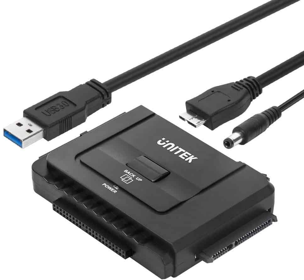 מתאם לדיסק קשיח UNITEK USB 3.0 TO SATA/IDE