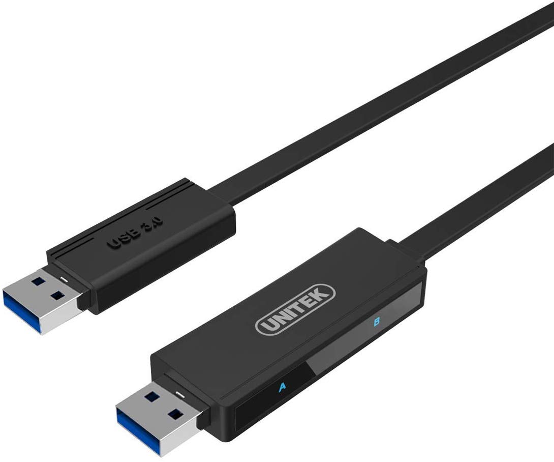 כבל להעברת מידע בין 2 מחשבים UNITEK Y-3501 USB3.0 Data Sharing Cable