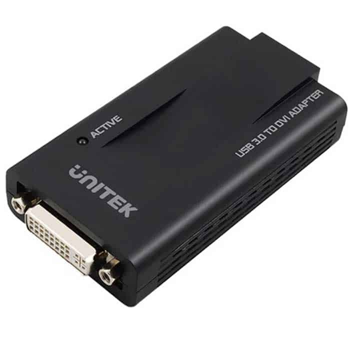 מתאם UNITEK USB3.0 to DVI Converter + VGA Adaptor