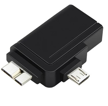 מתאם UNITEK USB 2.0 + 3.0 OTG Adaptor