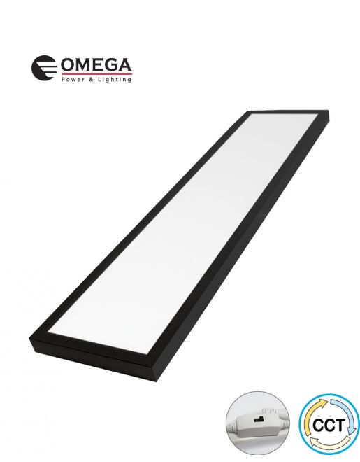גוף תאורה פאנל עה"ט שחור Super Light 65W