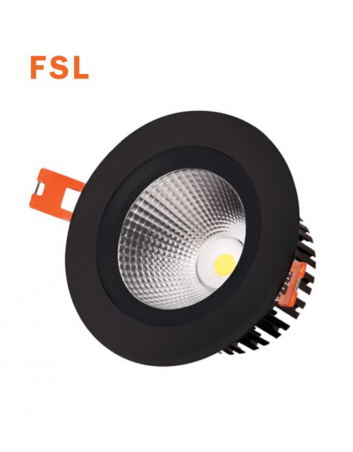 FLEX COB מתכוונן 25W גוף תאורה שחור