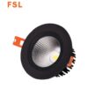 FLEX COB מתכוונן 8W גוף תאורה שחור