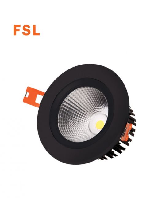 FLEX COB מתכוונן 8W גוף תאורה שחור