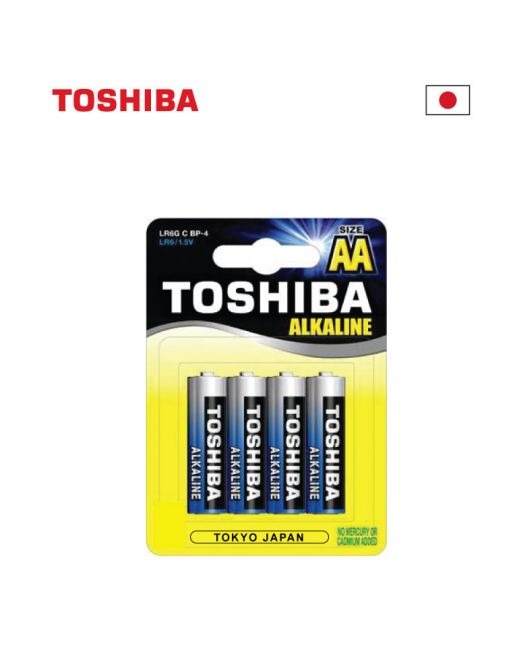 4 סוללות AA מבית TOSHIBA