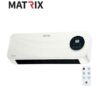 מזגנית חימום לתלייה 2,000W כולל שלט MATRIX