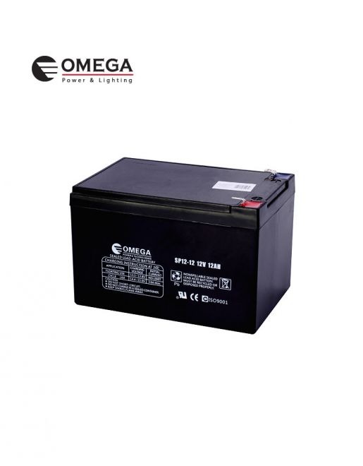 מצבר עופרת OMEGA 12V 12A