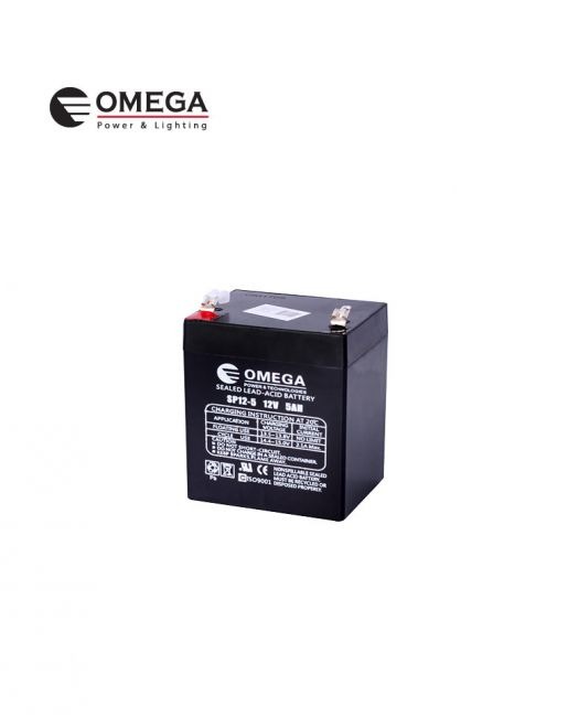 מצבר עופרת OMEGA 12V 5ְA