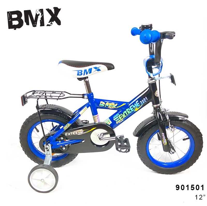 אופני ילדים BMX בגודל 12 אינץ' , צבע כחול