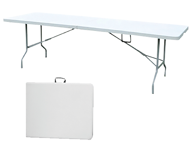שולחן מתקפל 1.8 מ' לבן
